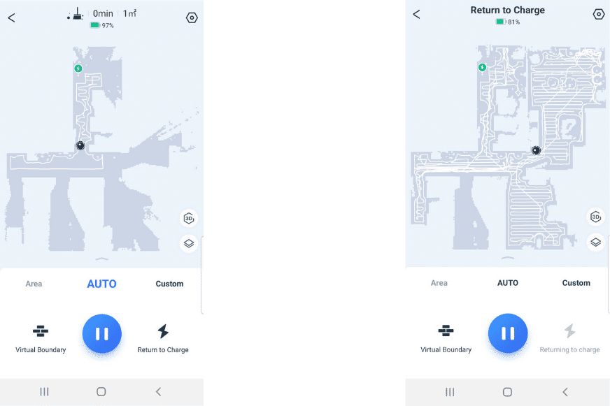 Die Kartenerstellung kann live in der Handy-App mitverfolgt werden
